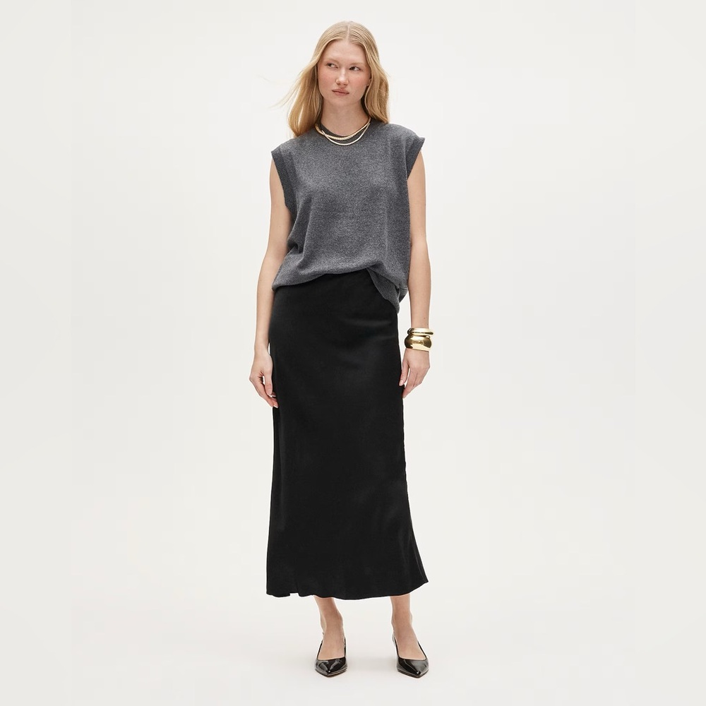 J. Crew Gwyneth Slip Skirt in Viscose Charmeuse